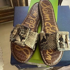 💥SALE💥Sam Edelman Granada Snake Print Sandals